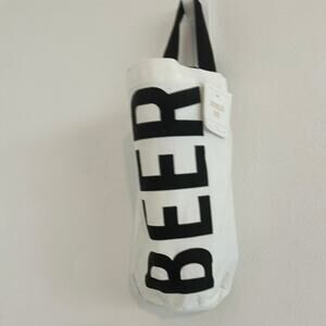 NWT Unique Beer bag funny Christmas stocking gift bag